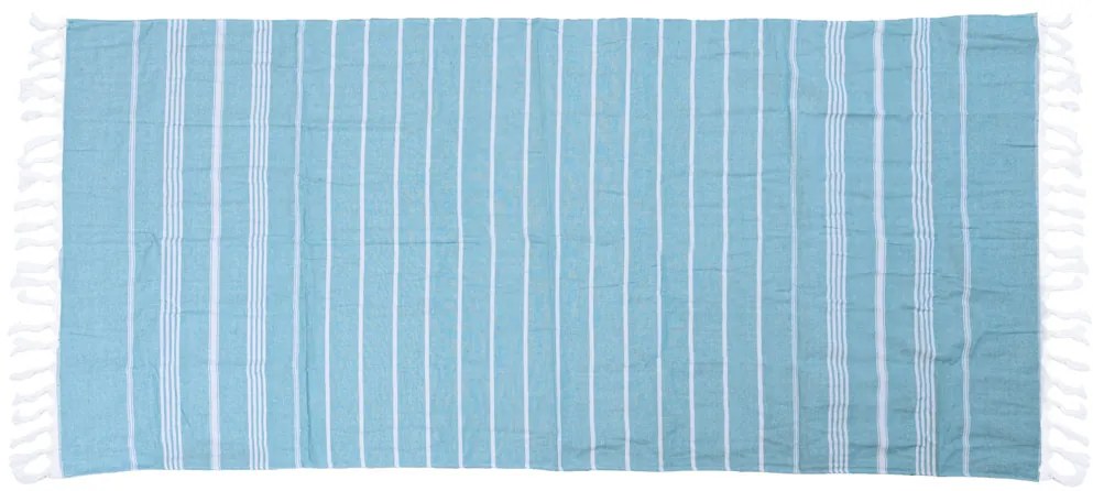 Strandtörölköző FARAO 90 x 180 cm, türkiz