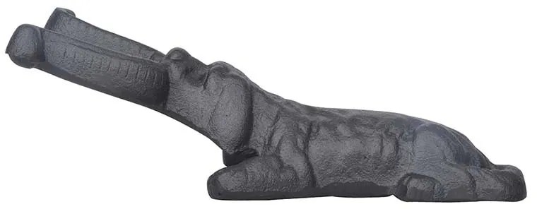 Öntöttvas kutyás csizmalehúzó, fekete