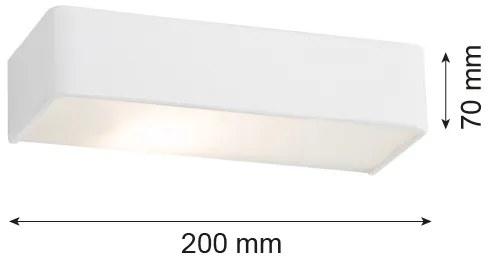 Argon 3077 - Fali lámpa RODAN 1xE27/15W/230V