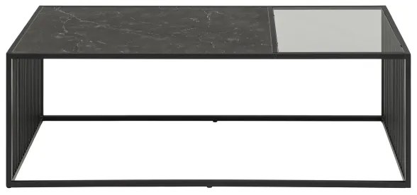 DEVIN fekete dohányzóasztal