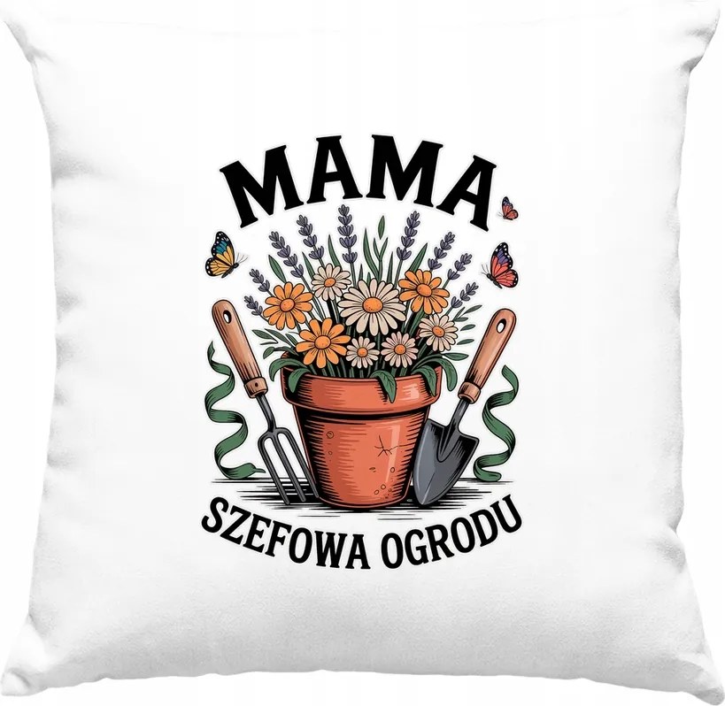 Párna Anya Kert Főnök Vicces Fehér