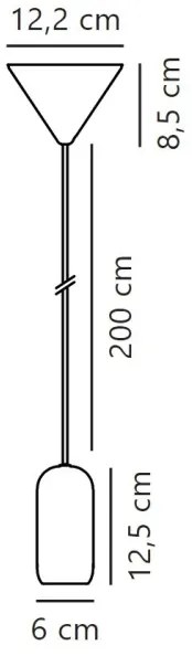 Nordlux - Csillár zsinóron NOTTI 1xE27/40W/230V fekete