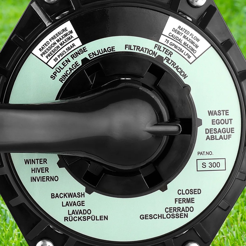 AQUA homokszűrő medencéhez, 9600 l/h, kék Monzana