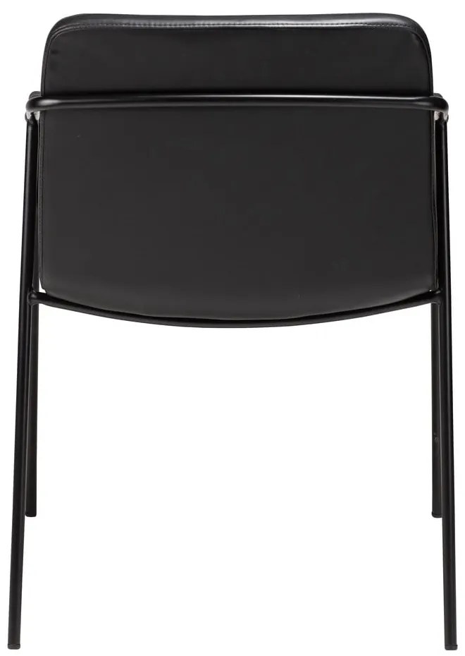 Boto fekete bőrutánzat étkezőszék - DAN-FORM Denmark