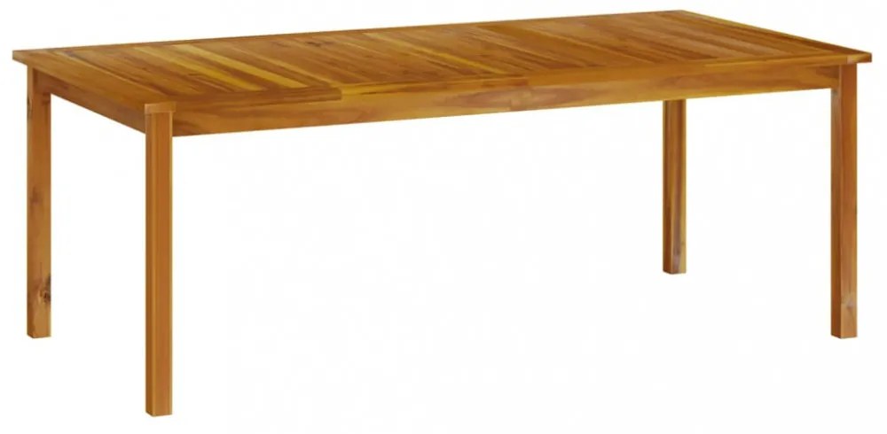 tömör akácfa kerti asztal 200 x 100 x 74 cm