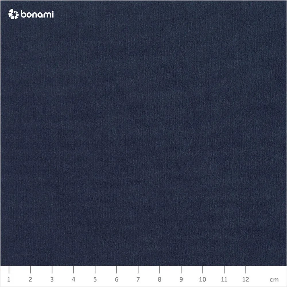 Sötétkék bársony kinyitható sarokkanapé (bal oldali-"U" alakú) Sweet Harmony – Miuform