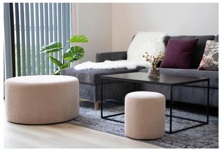 Krémszínű szintetikus futószőnyeg 60x180 cm – House Nordic