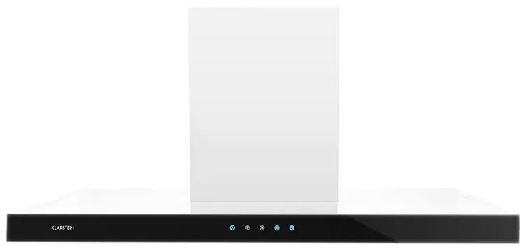 Klarstein Bon Vivant Noir, 90 cm, 630,5 m³/h, kürtős páraelszívó, időzítő, üveg