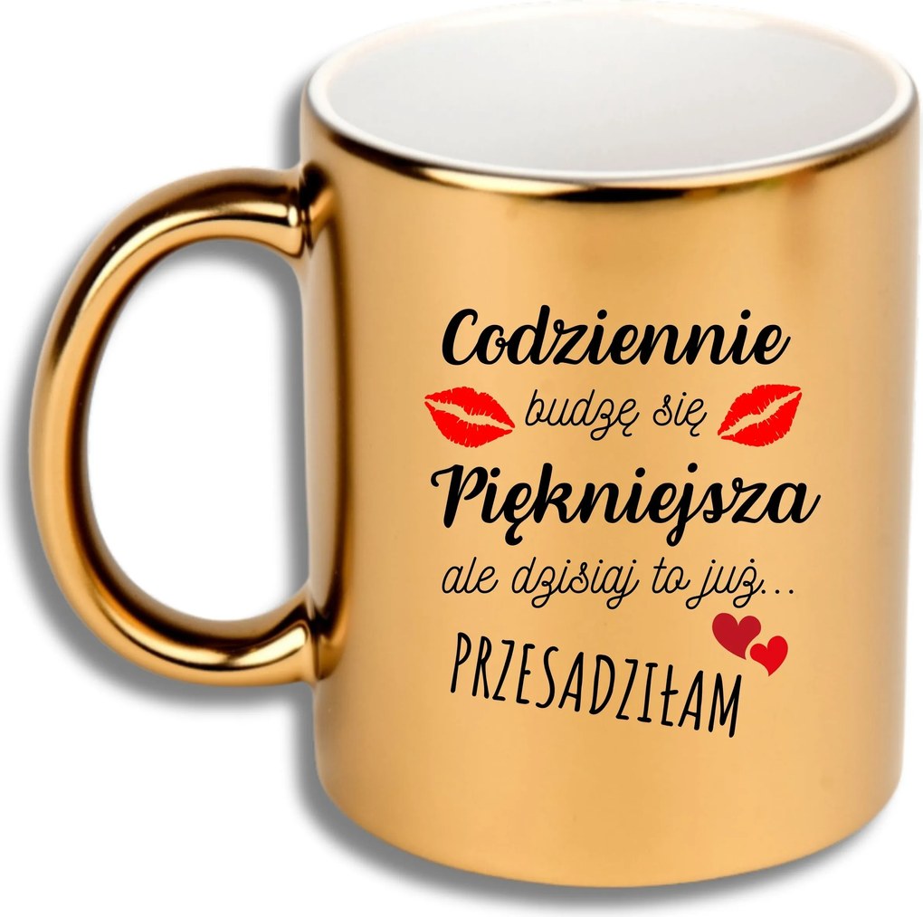 Arany Bögre Ajándék Különböző Alkalmakra Ajándék Minden Nap Szebb