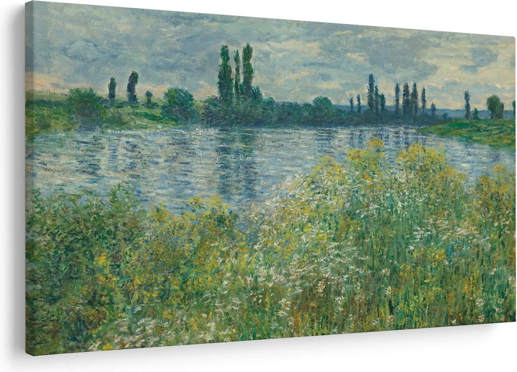 Kép - Claude Monet, Banks of the Seine, reprodukciók (90x60 cm)