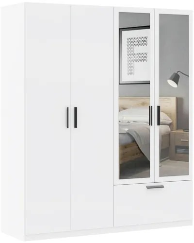 LITA WARDROBE 4D1S WITH MIRROR