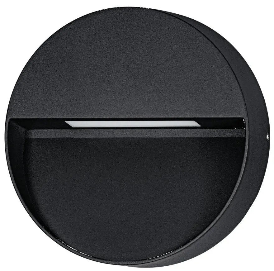 EGLO 900888 MARUGGIO Modern Kültéri Fali Lámpa Fekete, Átlátszó LED IP44
