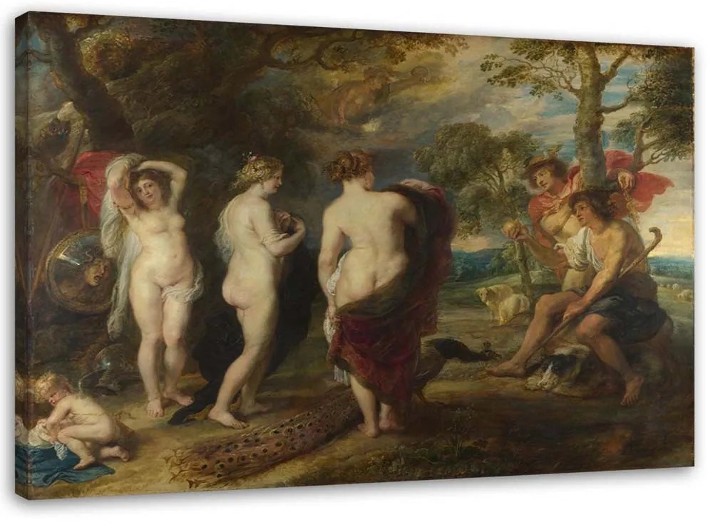 Gario Vászonkép A párizsi ítélet - Peter Paul Rubens, reprodukció Méret: 100 x 70 cm