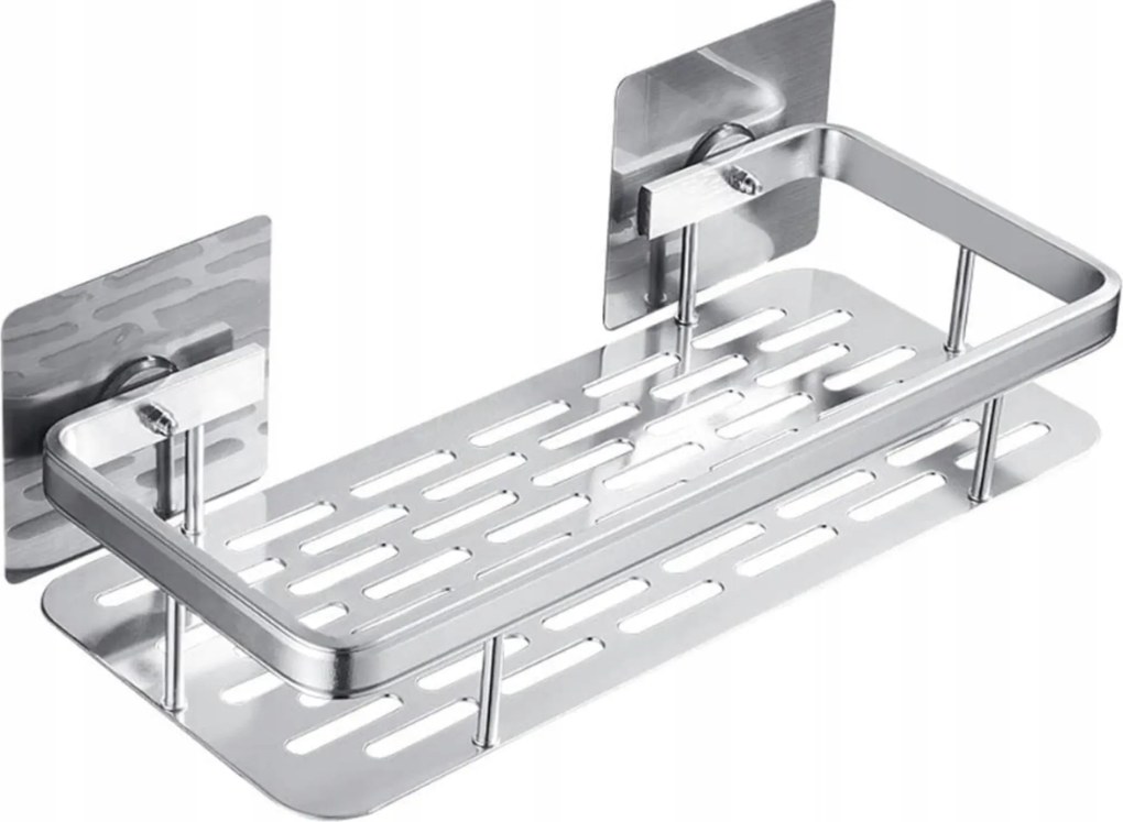 Akasztós Polc Öntapadós Loft Fali Fürdőszoba Zuhany 2 Db