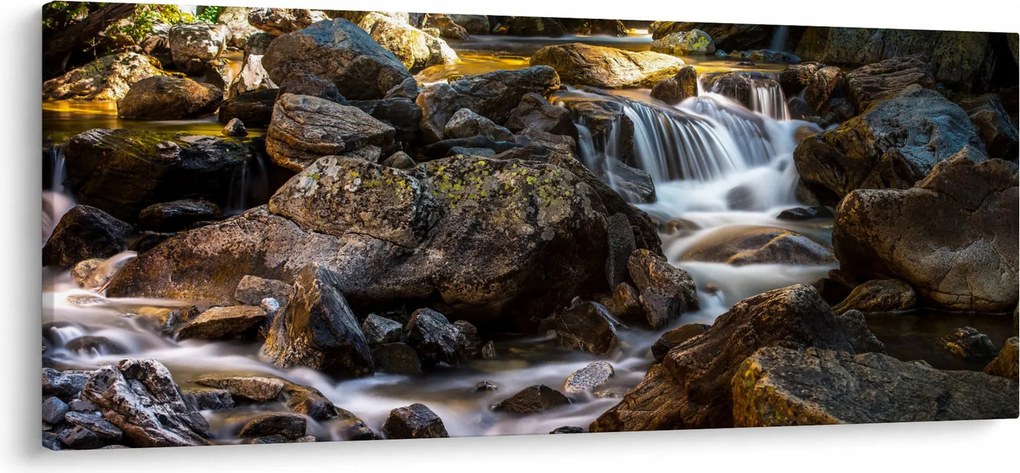 Köves patak képe (120x50 cm)