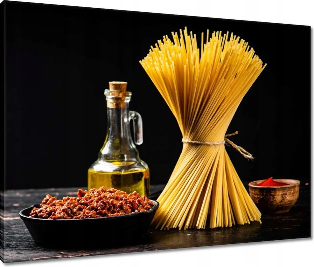 Vászonkép 80x60 Spagetti tészta