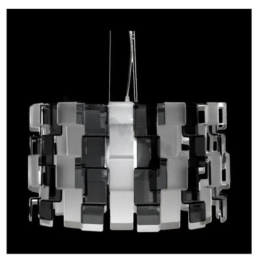 Luxera 18041 - ZIG ZAG függeszték 1xE27/100W/230V