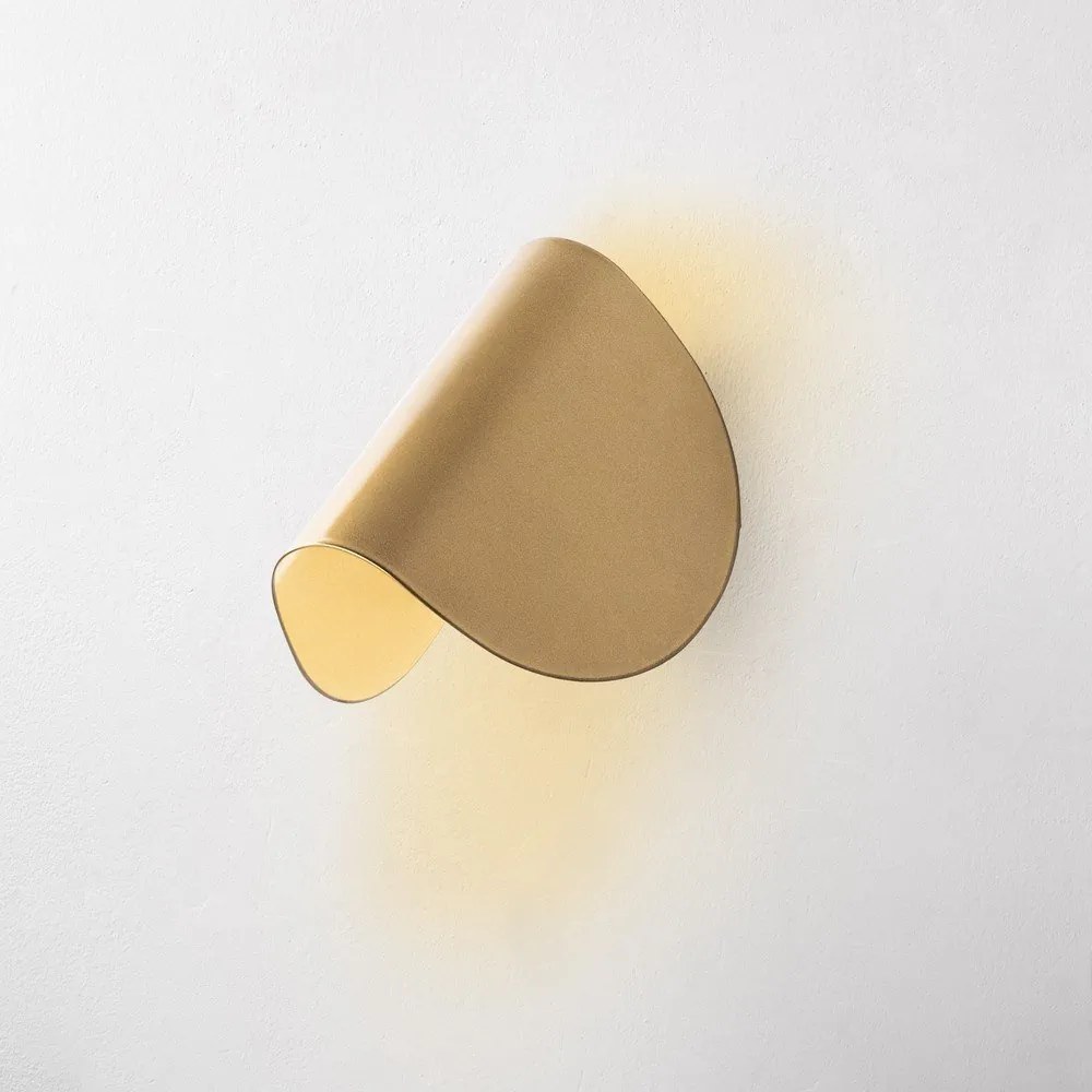 Aranyszínű LED fali lámpa Heybe – Opviq lights