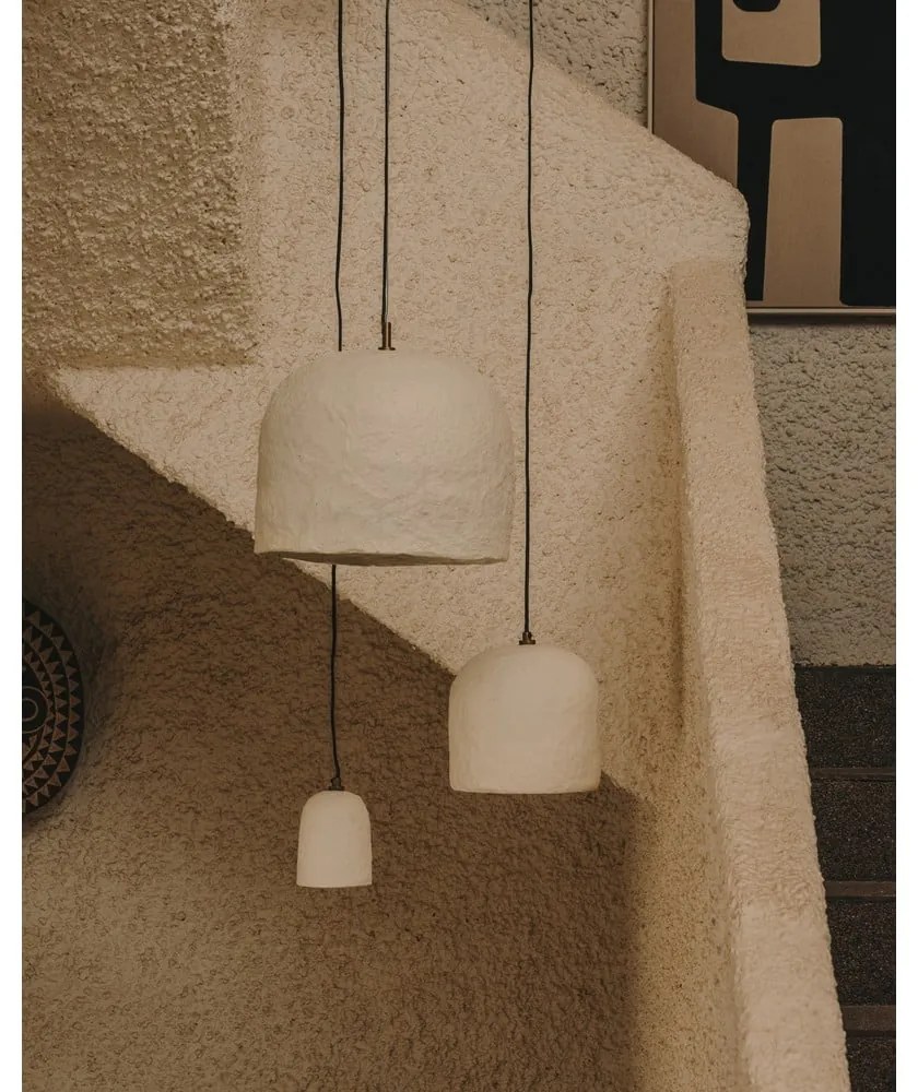Fehér függőlámpa ø 25 cm Calvia – Kave Home