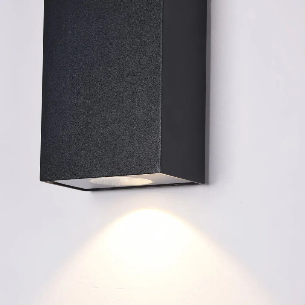 MAYTONI O581WL-L6B TIMES Modern Kültéri Fali Lámpa Fekete LED IP54