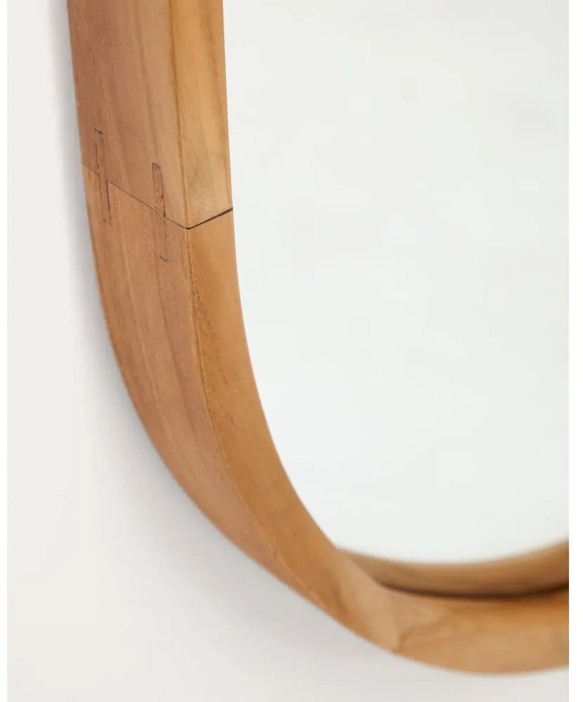 Fali tükör tömörfa kerettel 45x95 cm Magda – Kave Home