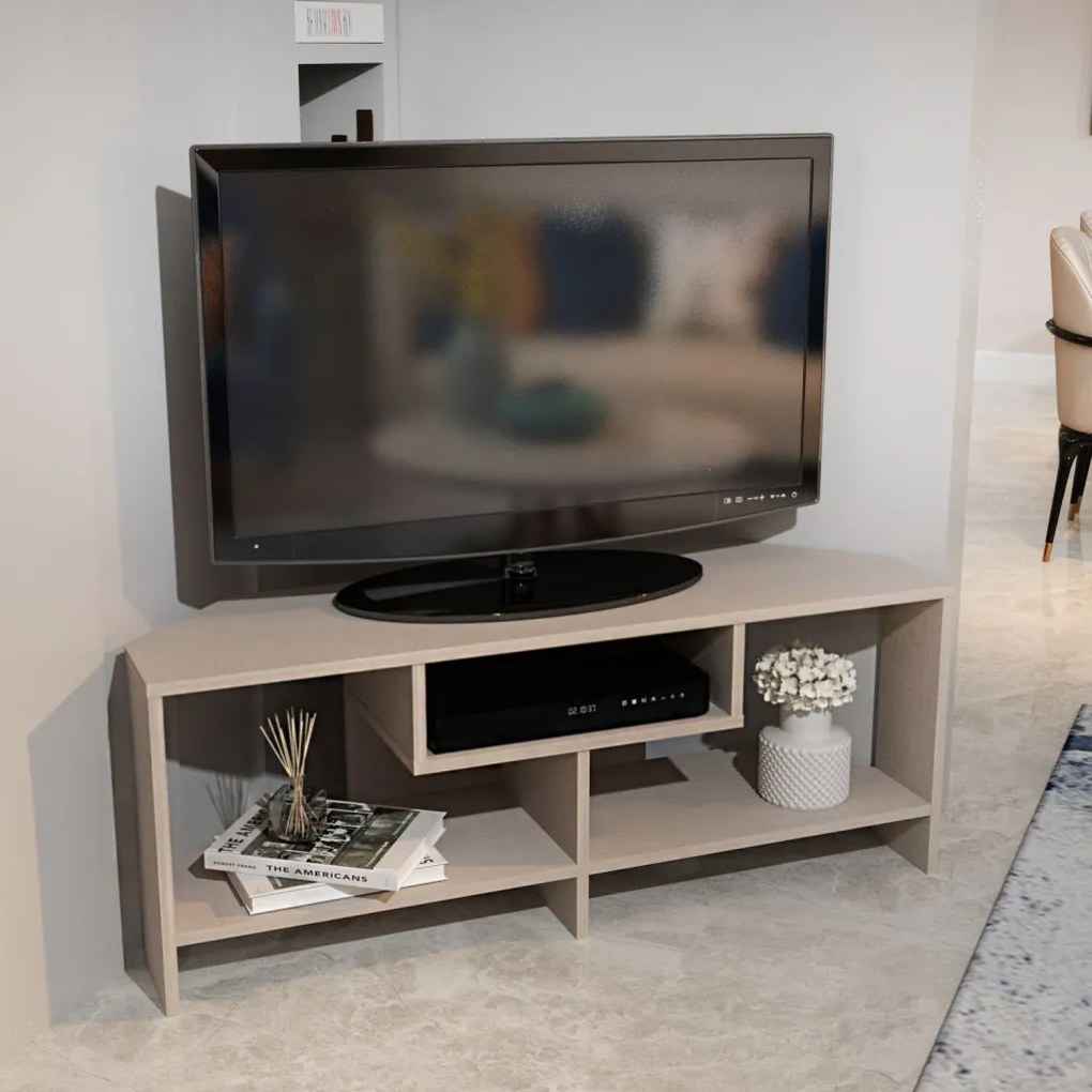 Maldiv TV-állvány, bézs, 120 cm