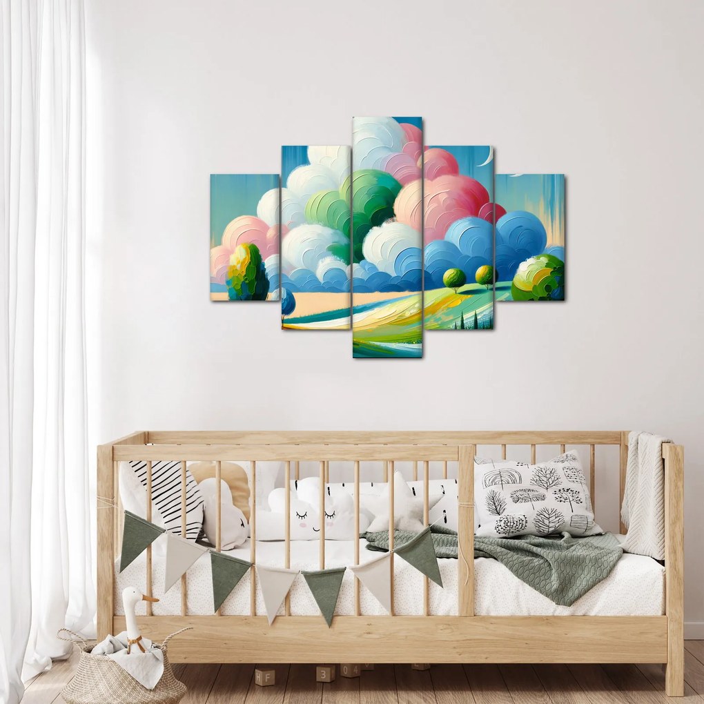 Kép - Tájkép felhővel (150x105 cm)