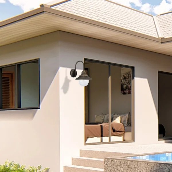 Rabalux 8677 - Kültéri fali lámpa BARCELONA 1xE27/60W/230V