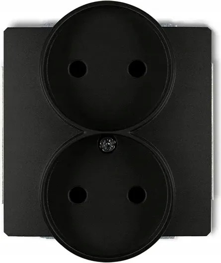 Karlik Deco Dupla aljzat Fekete Z/u 12DGPRSO-2p