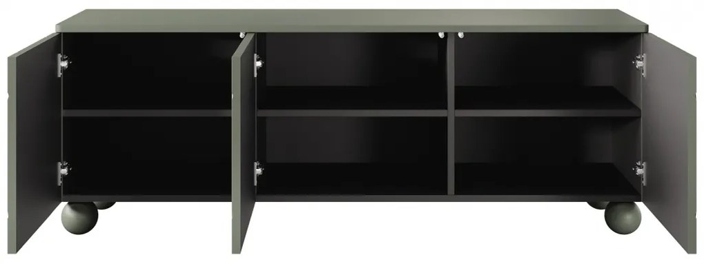 Sonatia II kétajtós komód, két rejtett fiókkal - 120 cm - kasmír