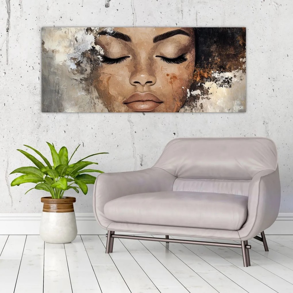 Kép - Női portré (120x50 cm)