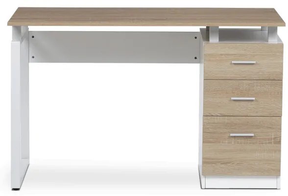 Irodai Íróasztal 120×60 cm, Sonoma Tölgy Melamin. APC-3218 SON