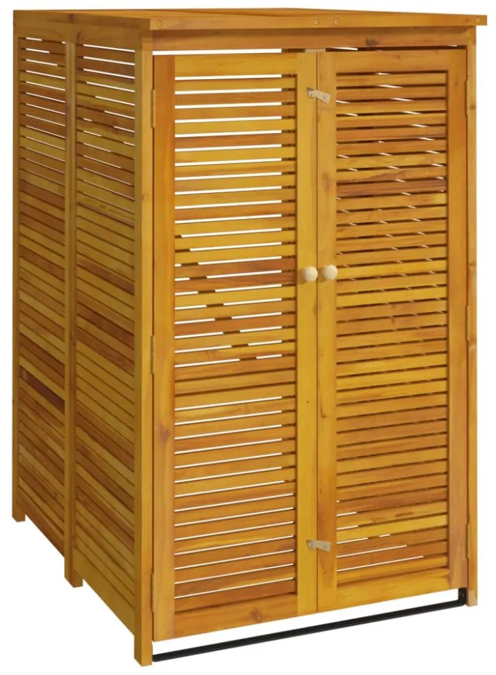 tömör akácfa kukatároló fészer 70 x 89 x 117 cm