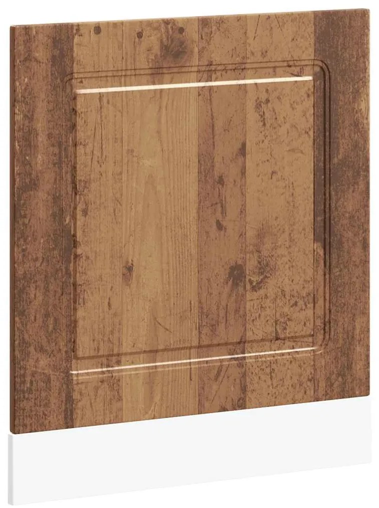 mosogatógép panel Kalmar régi fa 60x1,5x67 cm gépesített fa