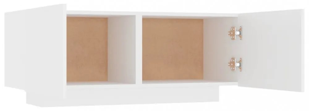 fehér szerelt fa TV-szekrény 100 x 35 x 40 cm