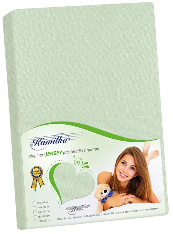 Bellatex Jersey lepedő, zsálya