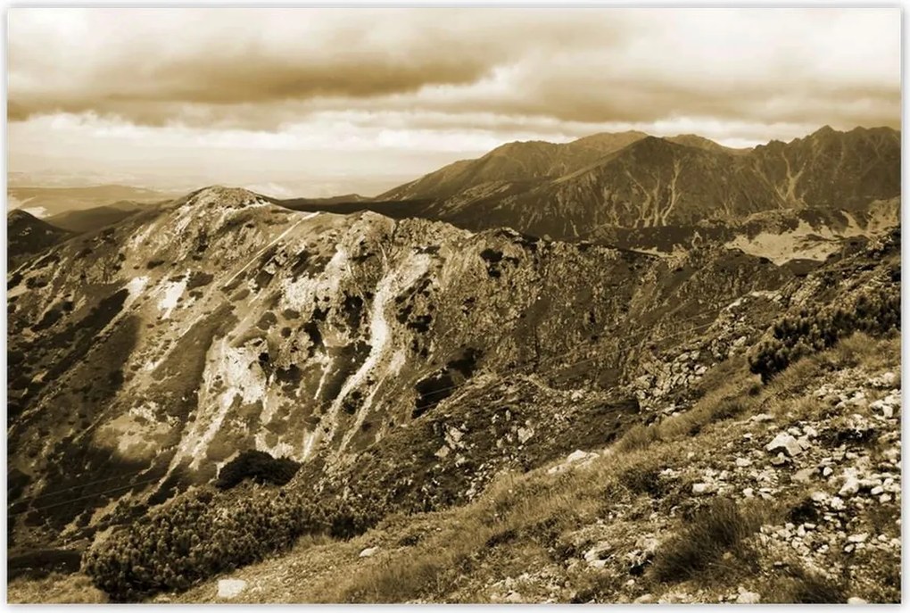 Poszterek 120x80 Tátra Lengyel hegyek Kilátás