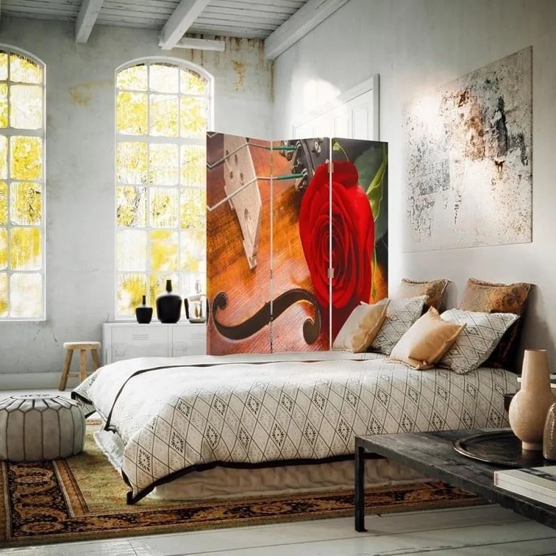Gario Paraván Rózsa hegedun Méret: 145 x 170 cm, Kivitelezés: Klasszikus paraván