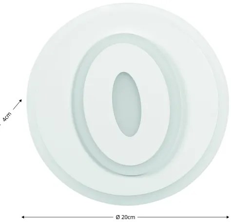 Brilagi - LED fali lámpa MODERN MINI LED/26W/230V 3000/4000/6000K