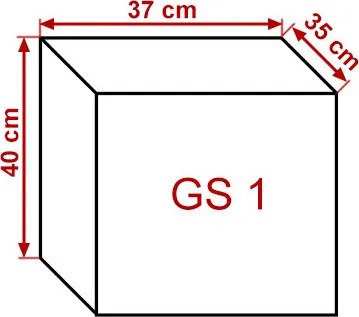 prince panama gs1 szekrény elem magasfényű fekete