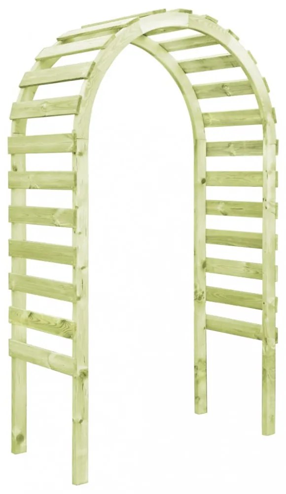 impregnált fenyőfa kerti pergola 130 x 60 x 230 cm
