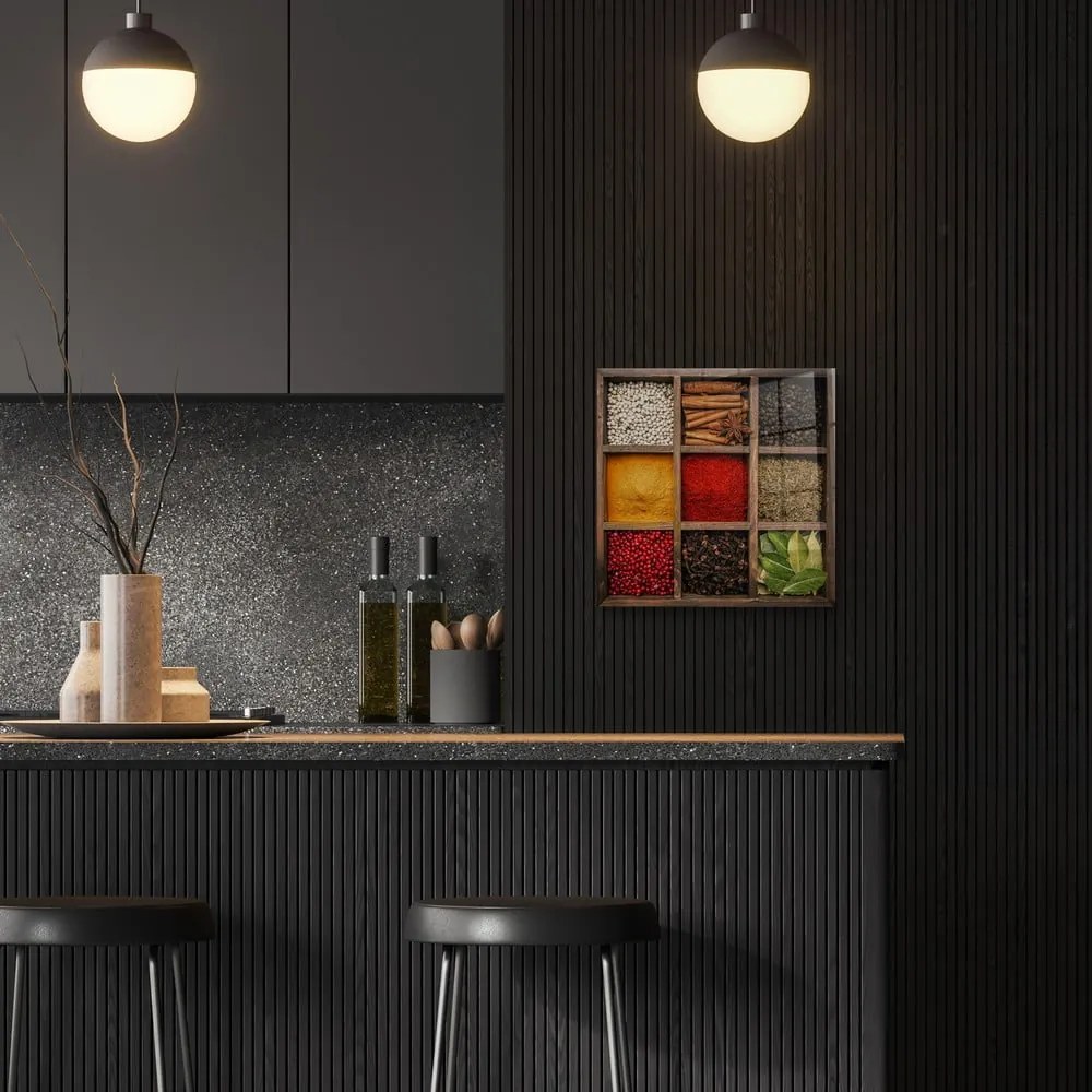 Üveg kép 30x30 cm Spices Box – Styler