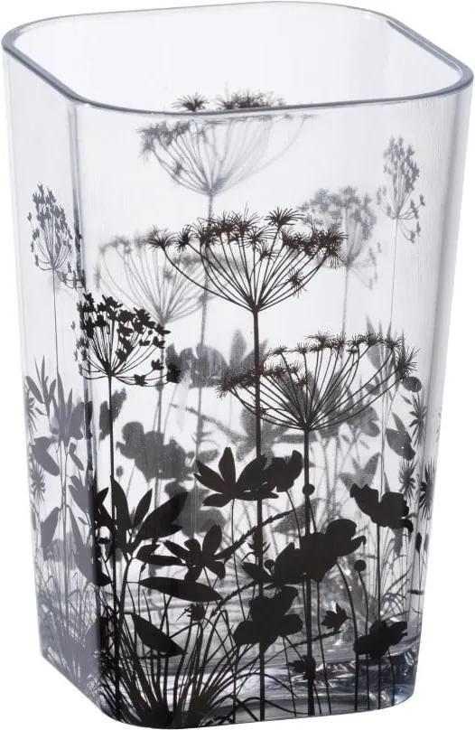 Botanic átlátszó virágmintás fogkefetartó pohár - Wenko
