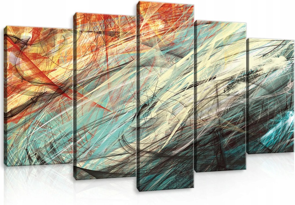 Vászonkép Művészet 5 Részes Nagy Vászon Fal Hálószoba Nappali 100x60