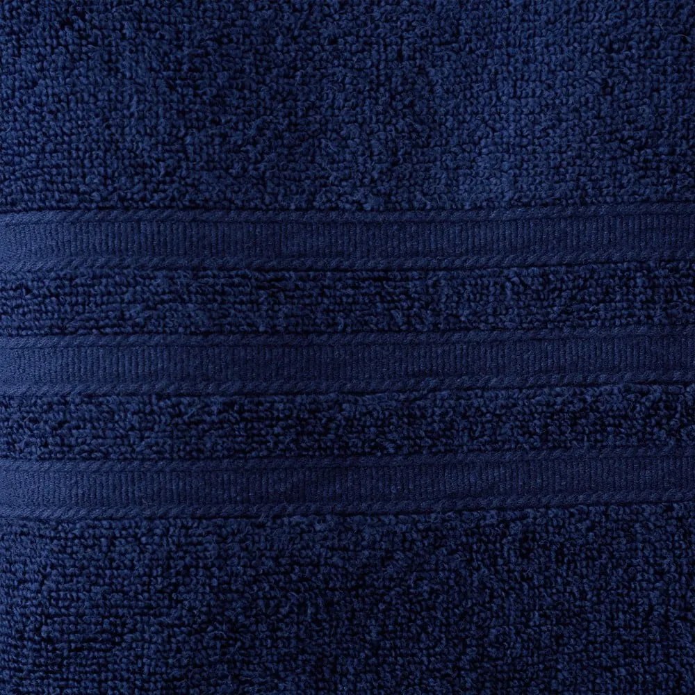 Sötétkék frottír pamut fürdőlepedő 90x140 cm Zero Twist – Catherine Lansfield