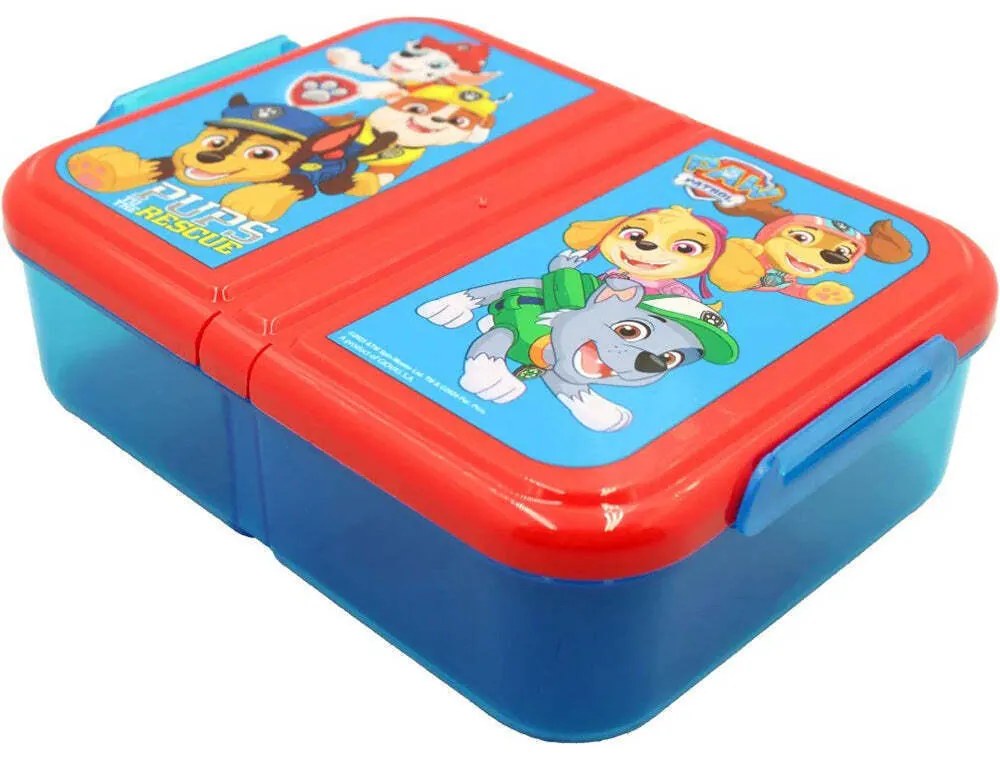 Mancs Őrjárat Pups Rescue több rekeszes uzsonnás doboz, szendvicsdoboz