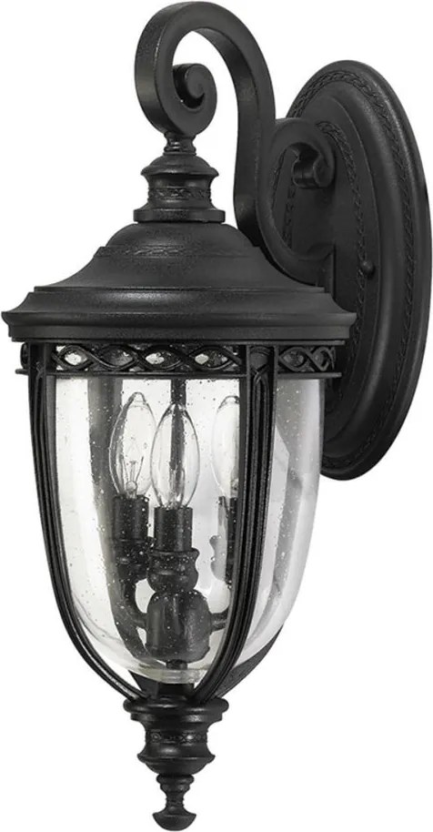 ELSTEAD FE-EB2-M-BLK ENGLISH BRIDLE Klasszikus Kültéri Fali Lámpa E14 IP44
