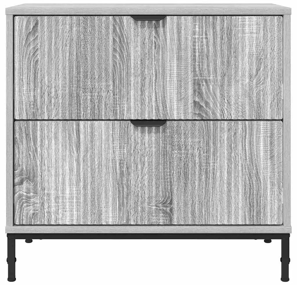 Éjjeli asztal fiókkal Szürke sonoma 63.5 x 36 x 61 cm Faanyag