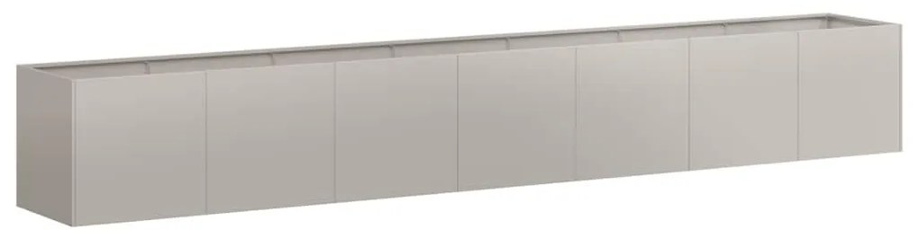 vidaXL ültető rozsdás 360x80x40 cm időjárásálló acélból