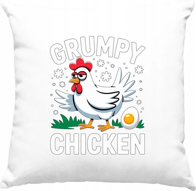 Csirke párna chiken madár tojás 1 fehér